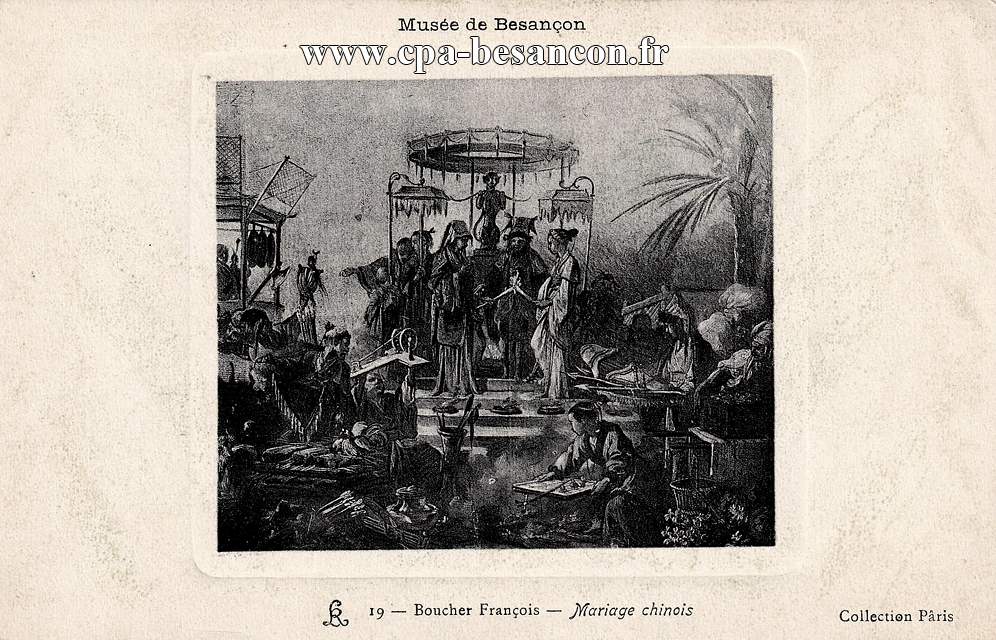 Musée de Besançon - 19 - Boucher François - Mariage chinois